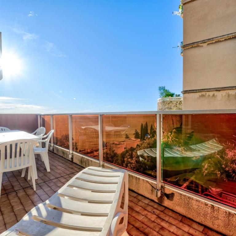Studio pour 6 personnes, terrasse avec vue sur mer, Wi-Fi inclus - FR-1-827-30 - Studio - 1