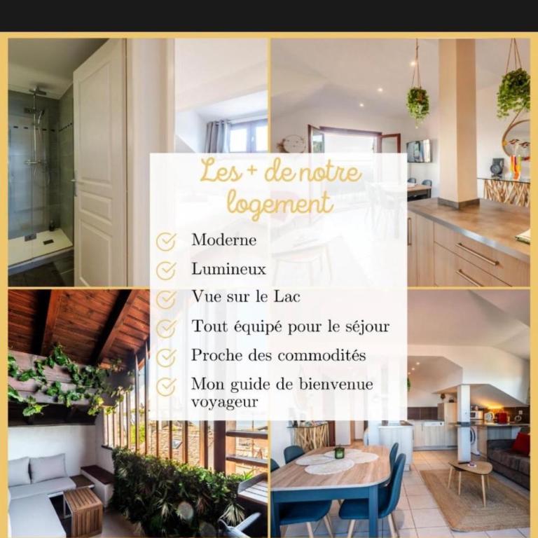 Le cocon chaleureux vu sur le lac - Appartement 1 Chambre - 10