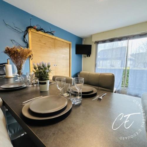 Honfleur à pied - Calme, balcon & parking privé - Appartement 2 Chambres - 8