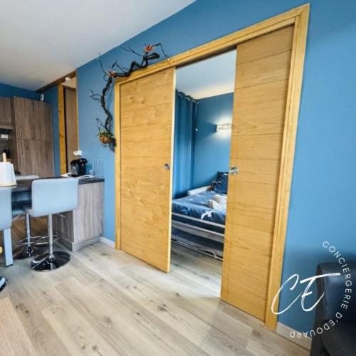 Honfleur à pied - Calme, balcon & parking privé - Appartement 2 Chambres - 14