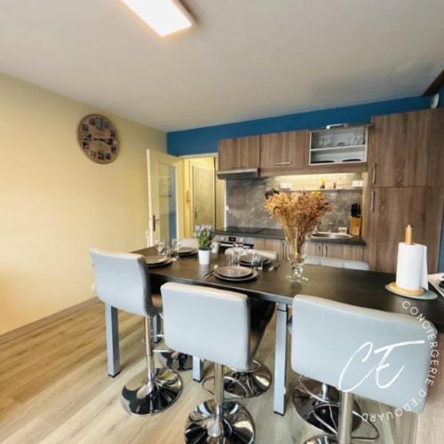 Honfleur à pied - Calme, balcon & parking privé - Appartement 2 Chambres - 33