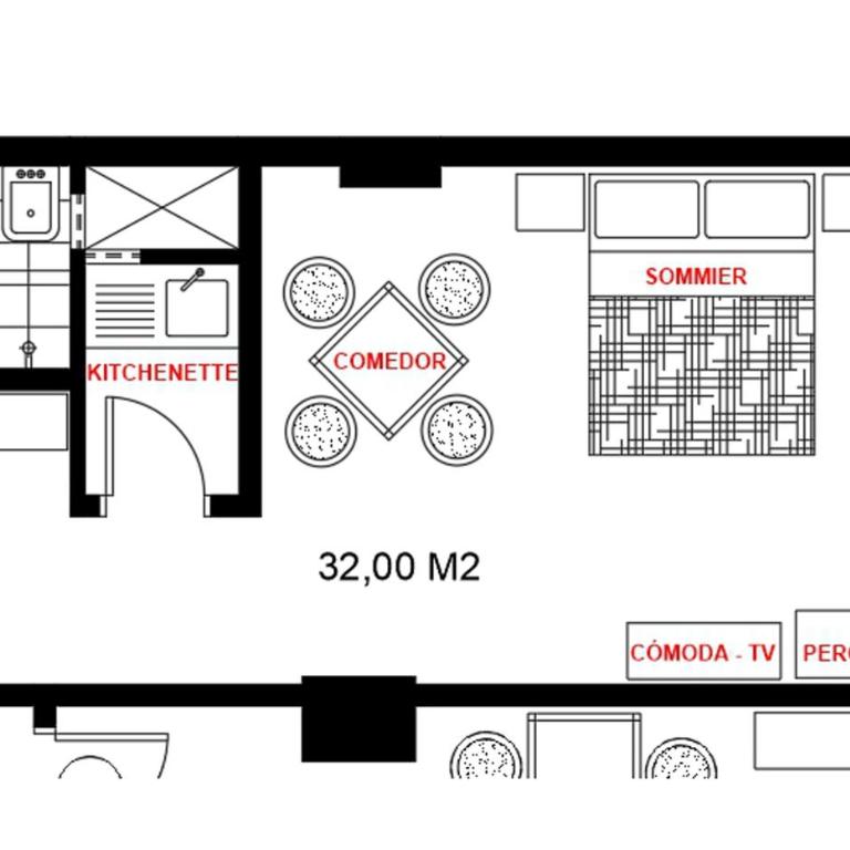 Monoambiente céntrico 02 - Apartamento de 1 dormitorio - 25