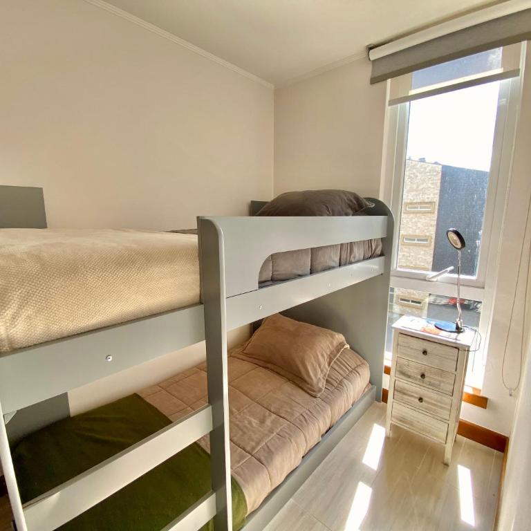 Elegante dpto en el centro, Alta Vista - Two-Bedroom Deluxe Apartment with Balcony - 12