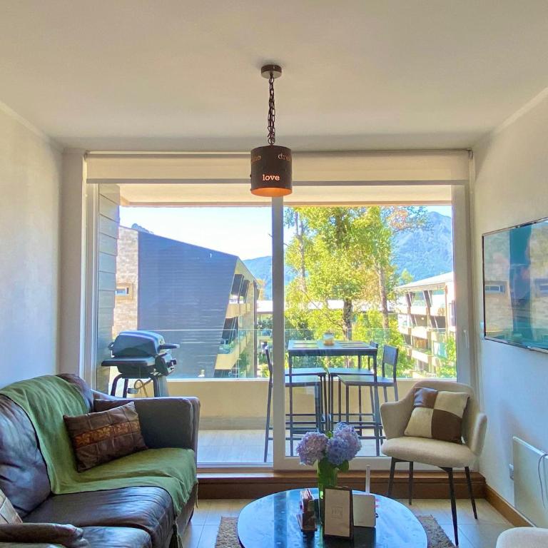Elegante dpto en el centro, Alta Vista - Two-Bedroom Deluxe Apartment with Balcony - 16