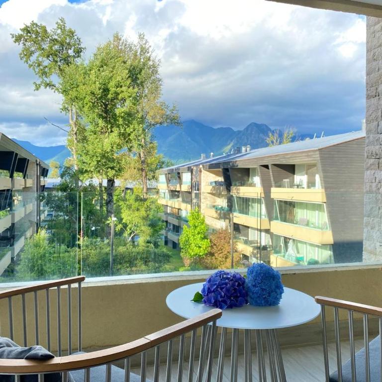 Elegante dpto en el centro, Alta Vista - Two-Bedroom Deluxe Apartment with Balcony - 6