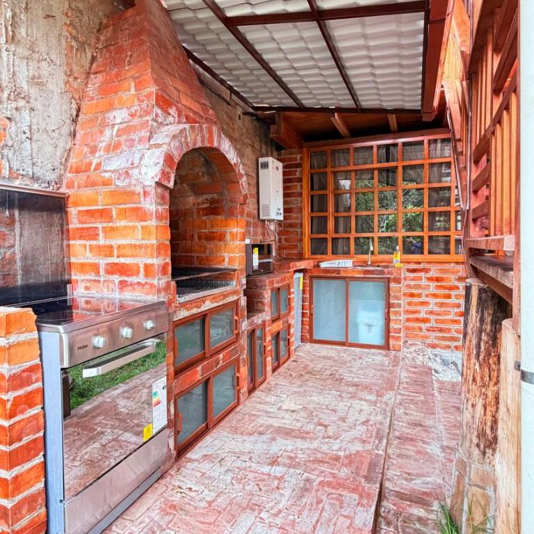 Cabaña Real con Yacuzzi rodeada de pavos reales - One-Bedroom Chalet - 23
