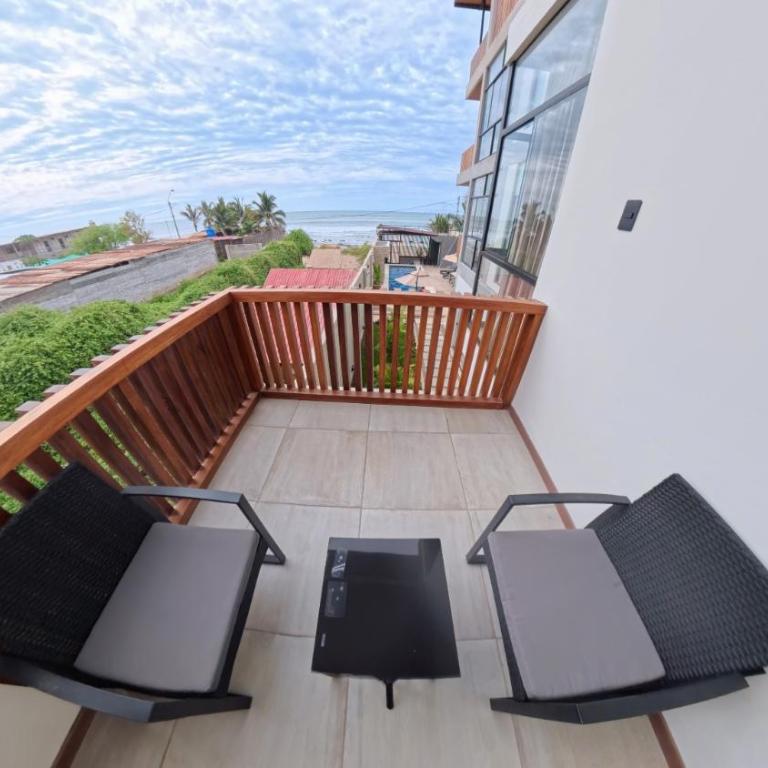 Zorritos Ocean Suites - Deluxe Double Room with Balcony and Sea View - 9