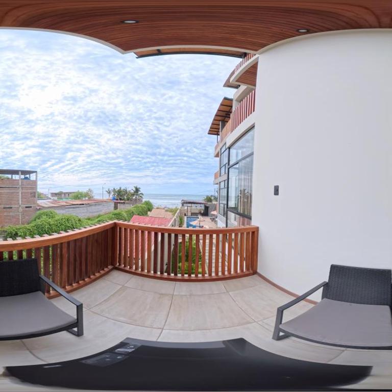 Zorritos Ocean Suites - Deluxe Double Room with Balcony and Sea View - 10