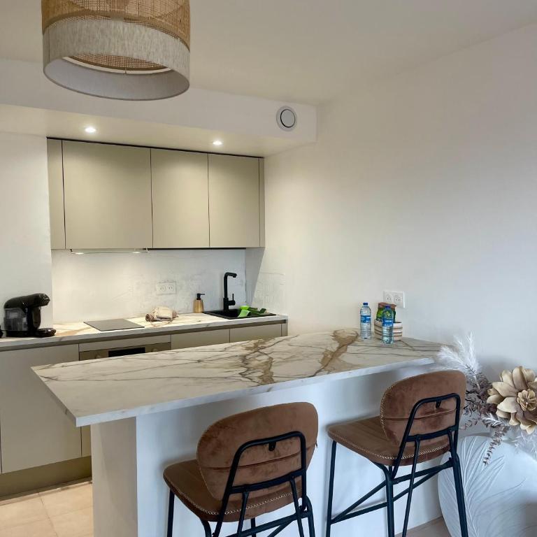Appartement Grand Balcon Sud avec Piscine proche Cannes - Appartement 1 Chambre - 4