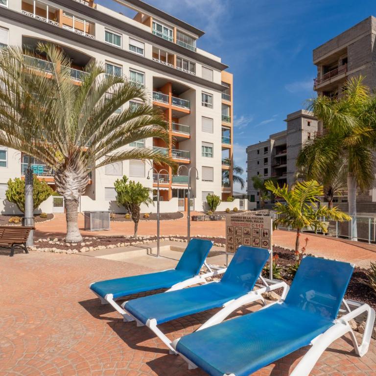 La Vista del Mar Luxury Apartment- Terrace & Pool, Golf del Sur - Apartamento 1 dormitorio con vistas al mar y terraza - 8