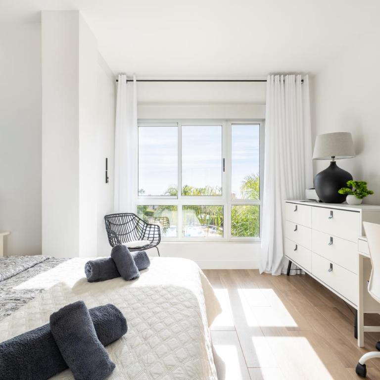 La Vista del Mar Luxury Apartment- Terrace & Pool, Golf del Sur - Apartamento 1 dormitorio con vistas al mar y terraza - 17
