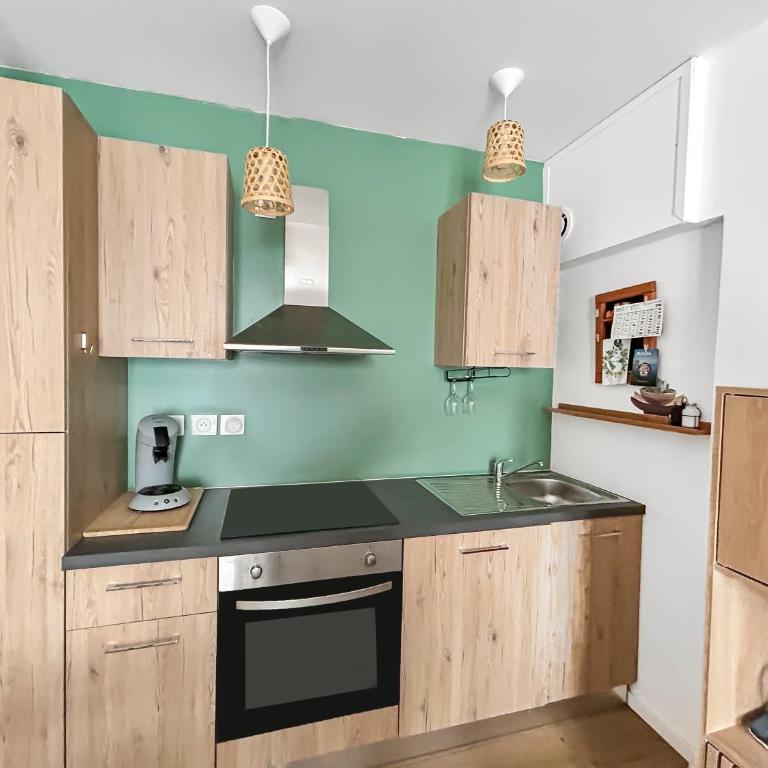 T1 bis cosy avec terrasse, parking et calme absolu - Apartamento de 1 dormitorio - 11