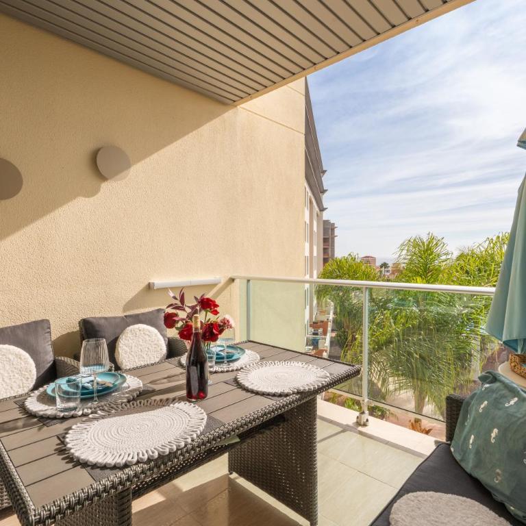 La Vista del Mar Luxury Apartment- Terrace & Pool, Golf del Sur - Apartamento 1 dormitorio con vistas al mar y terraza - 30