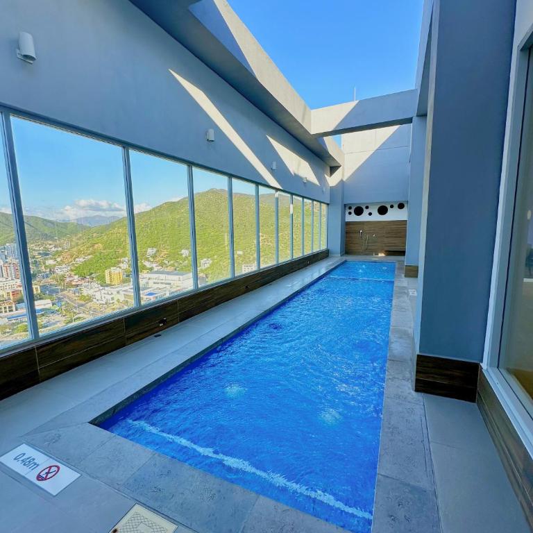 Moderno Apartamento en Ambar Roca - Rodadero - Two-Bedroom Apartment - 45
