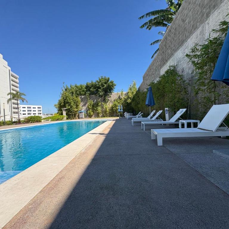 Fantástico Depa en BLUU con PLAYA ARTIFICIAL - Turquesa 208 - - Apartamento de 2 dormitorios - 30