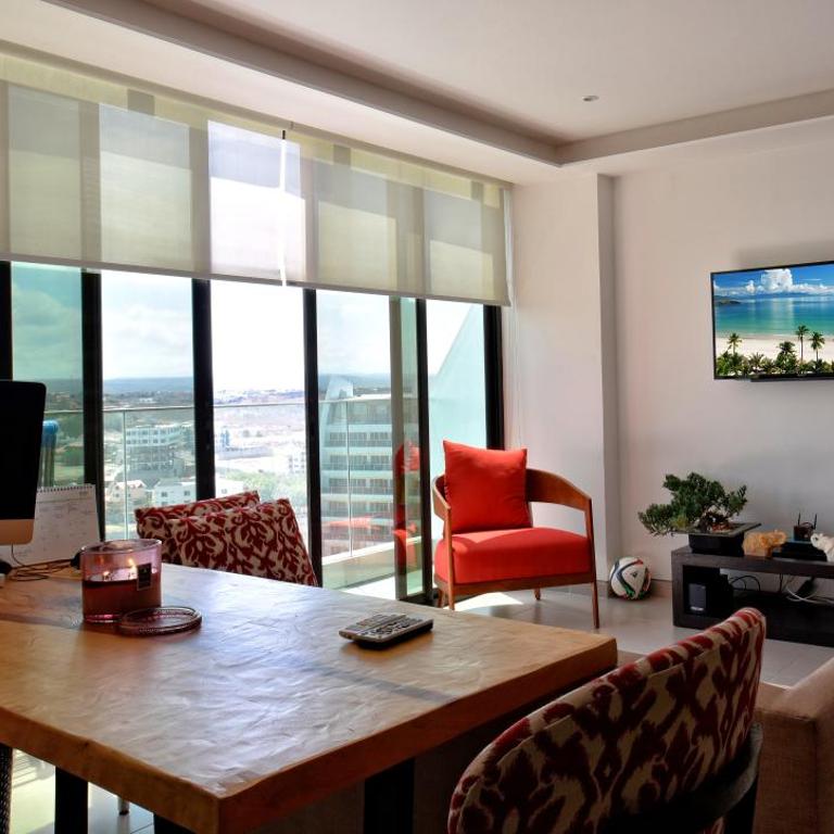 Lujoso Dpto vista a ciudad Edificio Poseidón - Two-Bedroom Apartment with City View - 35