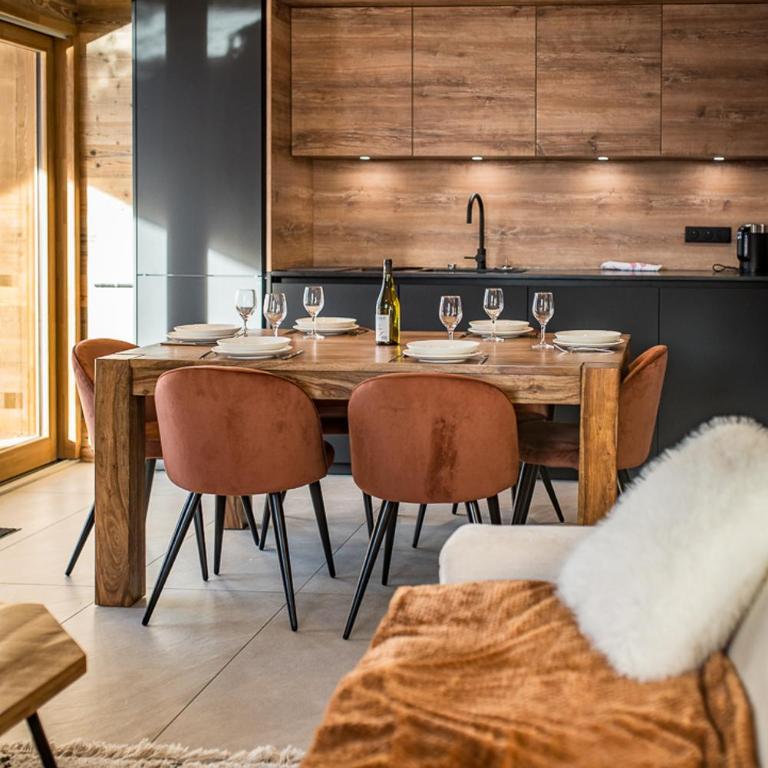 Appartement Haut de Gamme neuf avec terrasse de 60m2 plein sud avec Jacuzzi - 8 personnes - App 101 - Appartement 3 Chambres Premium avec Balcon - 7