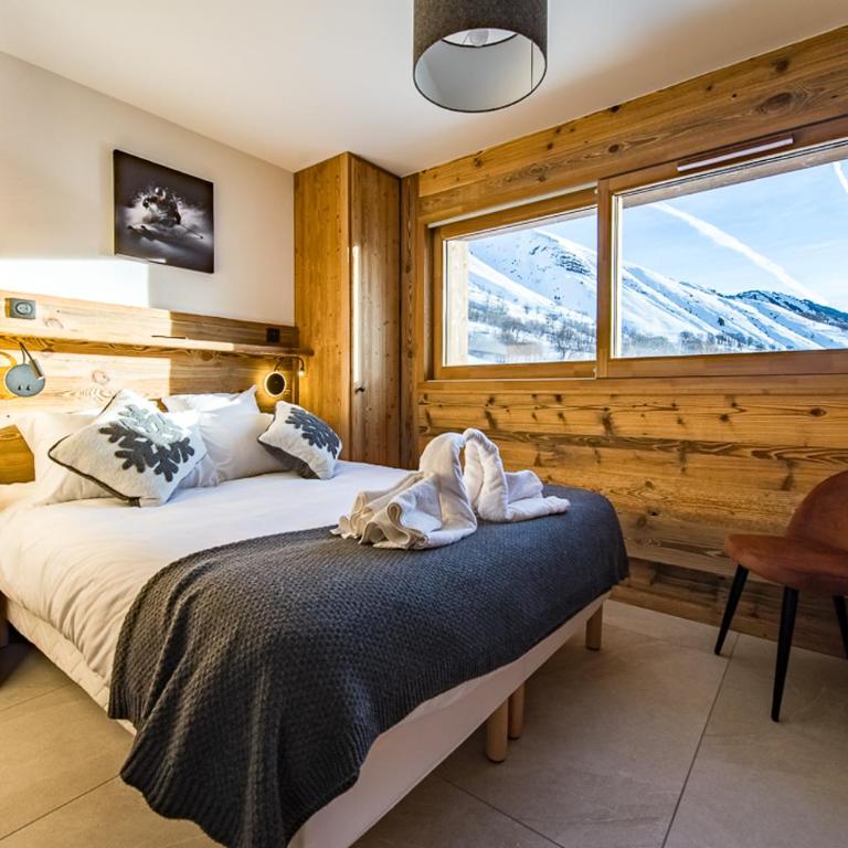 Appartement Haut de Gamme neuf avec terrasse de 60m2 plein sud avec Jacuzzi - 8 personnes - App 101 - Appartement 3 Chambres Premium avec Balcon - 28