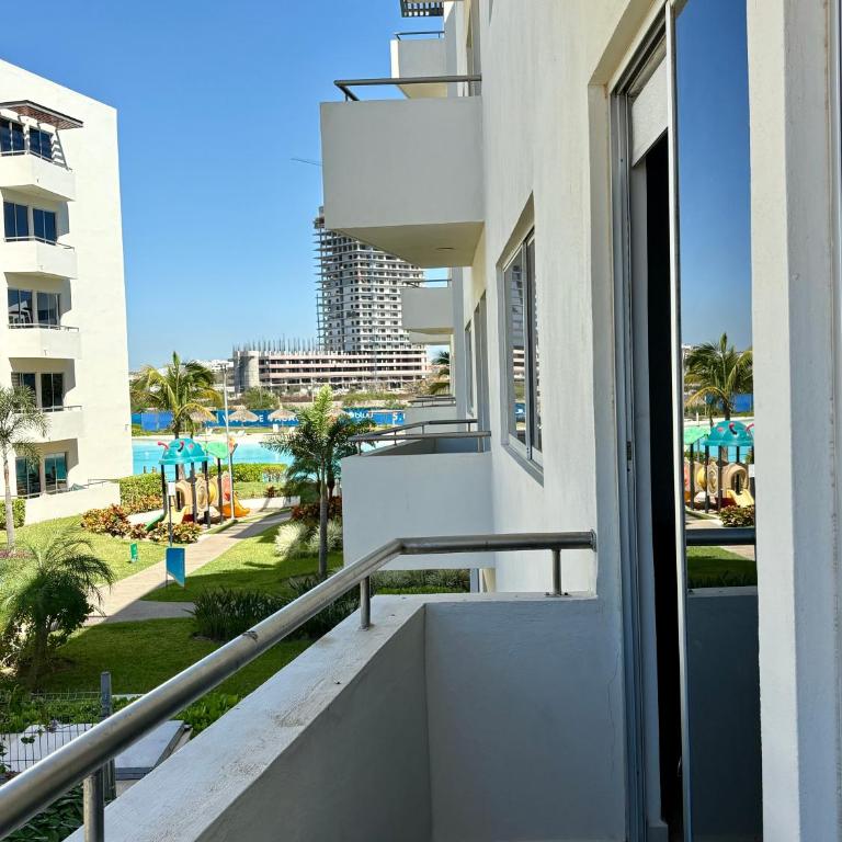 Fantástico Depa en BLUU con PLAYA ARTIFICIAL - Turquesa 208 - - Apartamento de 2 dormitorios - 19