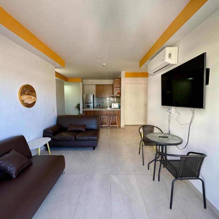 Fantástico Depa en BLUU con PLAYA ARTIFICIAL - Turquesa 208 - - Apartamento de 2 dormitorios - 10