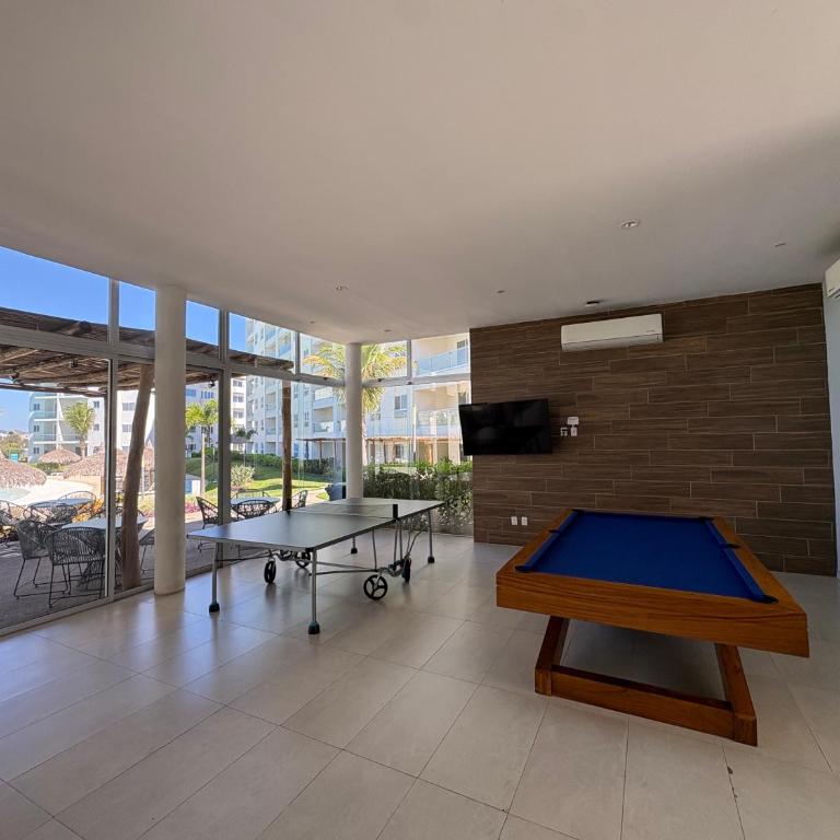 Fantástico Depa en BLUU con PLAYA ARTIFICIAL - Turquesa 208 - - Apartamento de 2 dormitorios - 39