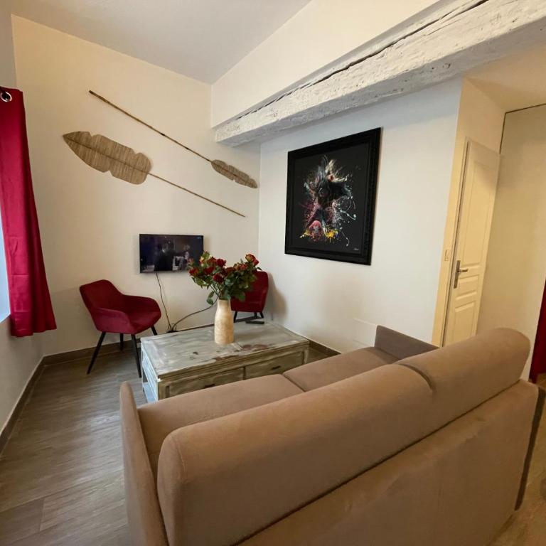 Location grand studio centre ville Isle sur la sorgue - One-Bedroom Apartment - 9