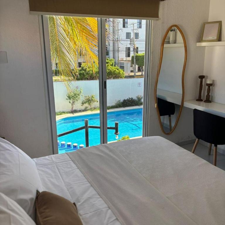 Comfortable and spacious private room with pool - Apartamento de 1 dormitorio - 5