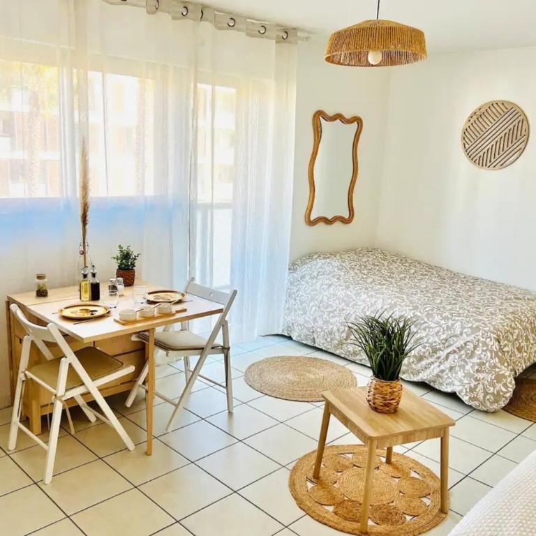 Charmant grand studio avec garage - Studio mit Balkon - 3