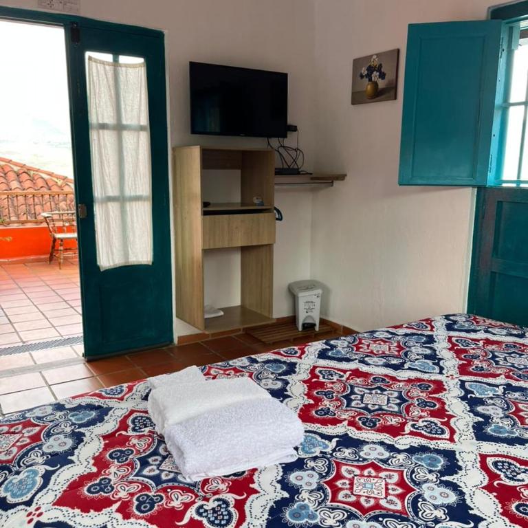 Hotel Casa Del Viento Zapatoca - Habitación Doble con terraza - 5