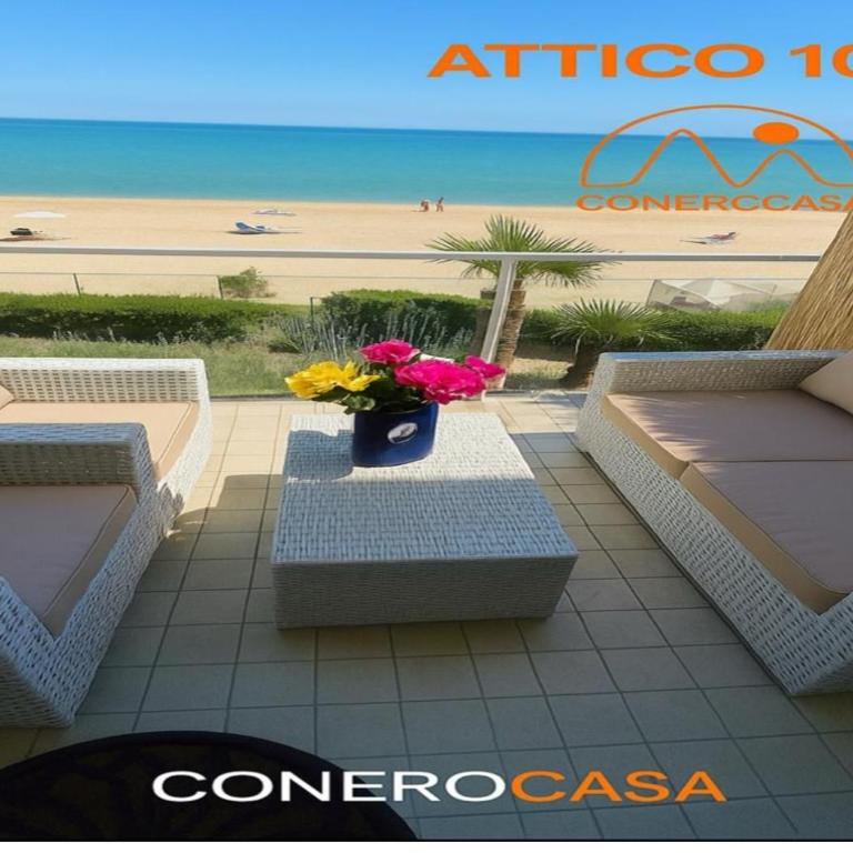 Conero Casa - Marcelli di Numana in Via Litoranea 101 sul mare vista Spiaggia con Parcheggio Esclusivo - Three-Bedroom Apartment - 10