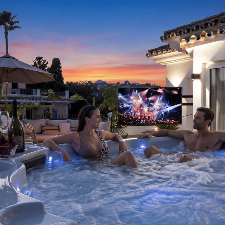VACATION MARBELLA I Villa Ava, Private Heated Pool, Rooftop Hot Tub, Sauna, Luxury Interior, Close to Golfs, Beaches and Puerto Banus - Villa - 3