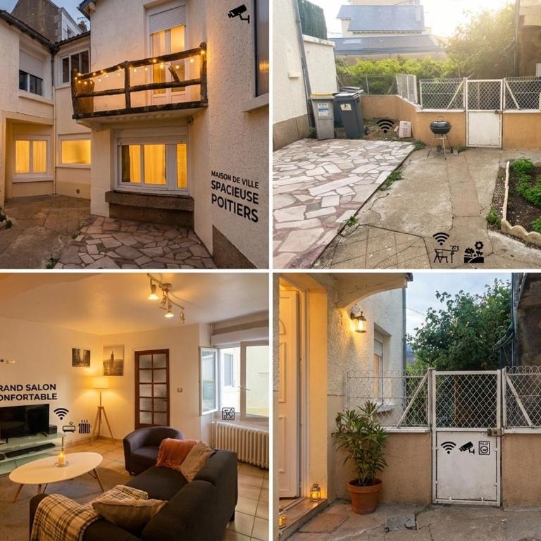 L'Escale du Faubourg - Grande maison avec Bureaux et WiFi - Maison 4 Chambres - 1