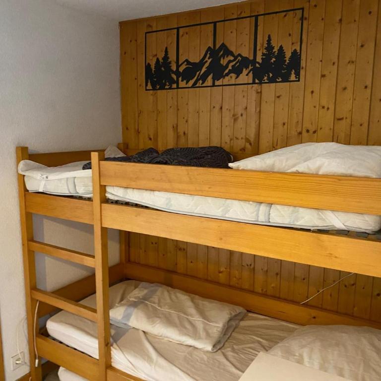 L'Enchalpe, Grand et lumineux studio avec coin montagne 5 personnes, 60m des pistes, PISCINE COUVERTE, WIFI, grand balcon expo EST, DRAPS NON COMPRIS - Studio - Vue sur Montagne - 12