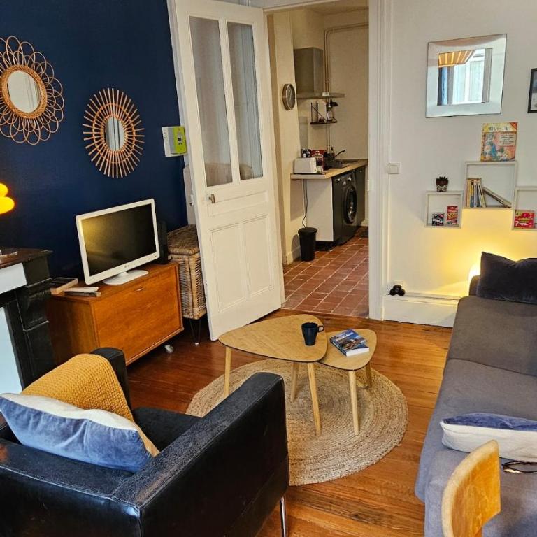 Studio Vintage chic, Centre, Gare et Plage à pied - Studio - 6
