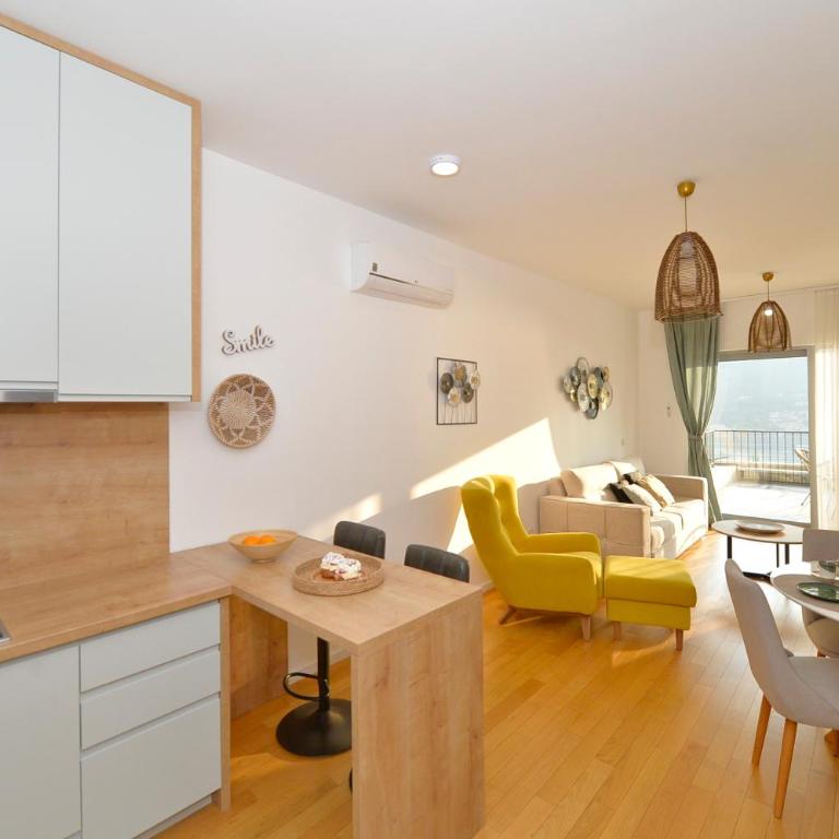 Design flat with impressive Boka bay view - Apartman sa 1 Spavaćom Sobom - 8