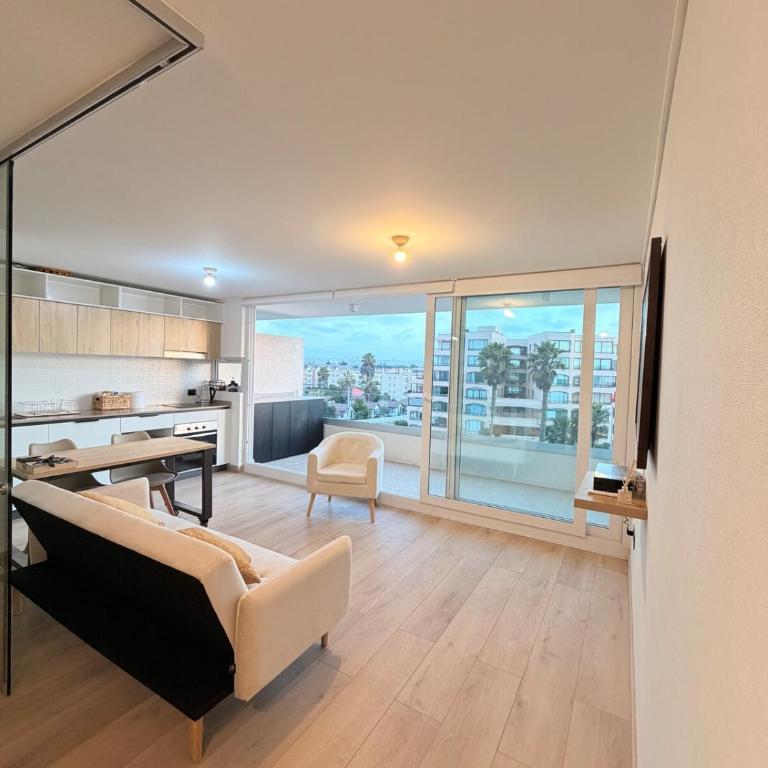 Nuevo y moderno Depto con vista al mar condominio Playa Serena - One-Bedroom Apartment with Sea View and Balcony - 7