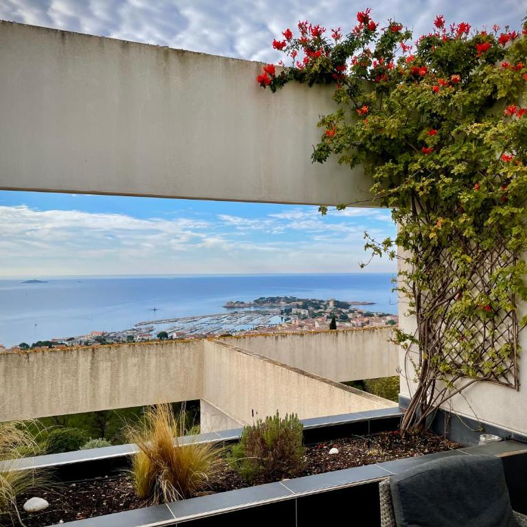 T2 vue mer exceptionnelle avec grande terrasse plein sud wifi piscine - Apartamento de 1 dormitorio con vistas al mar - 29