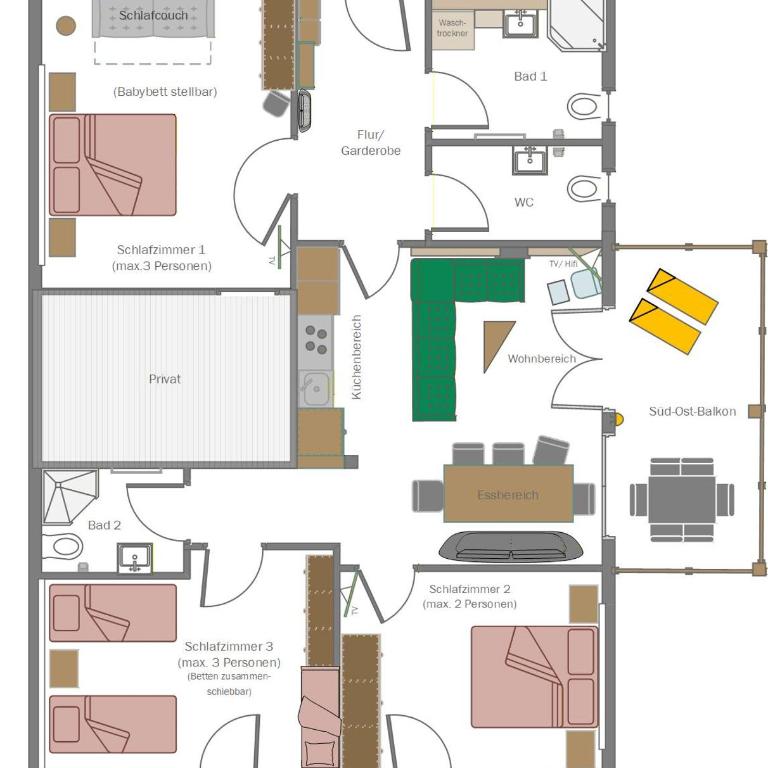 Traumferienwohnung Alpenliebe Sommer-Hörnerbahnen kostenlos - Superior Apartment mit Sauna - 21