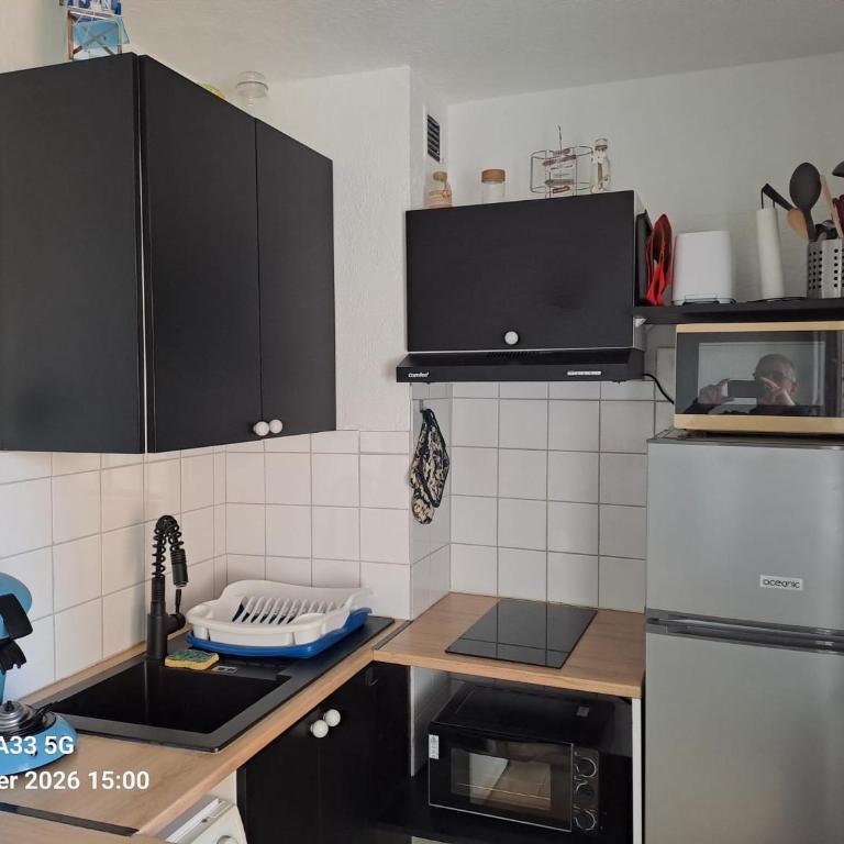 T2 cabine Port-Leucate 4 personnes balcon climatisation parking - Apartamento de 2 dormitorios - 4