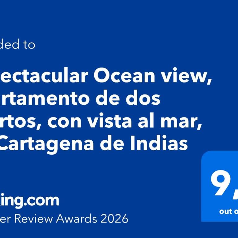 Espectacular Ocean view, apartamento de dos cuartos, con vista al mar, en Cartagena de Indias - Two-Bedroom Apartment - 2