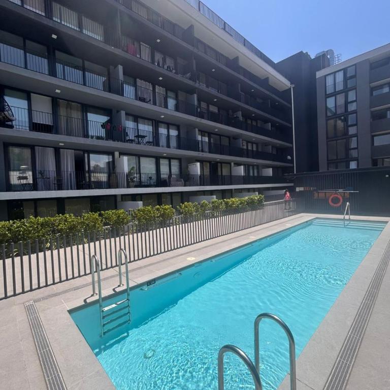 Estudio con Estilo Entre Barrio Brasil y La Moneda Metro Santa Ana - One-Bedroom Apartment - 16