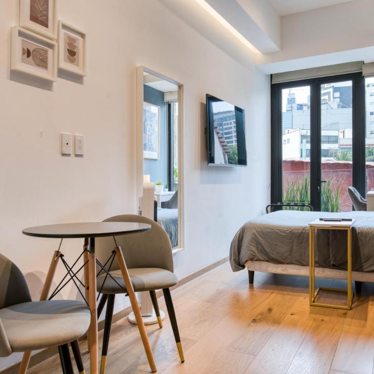 Charming Loft en La Roma - One-Bedroom Apartment - 1