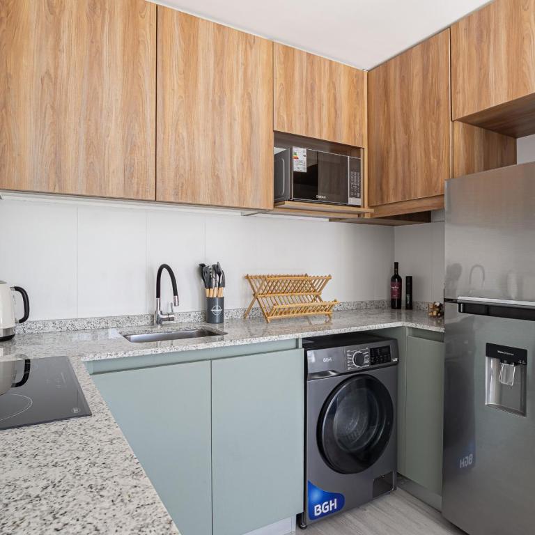 Penthouses con terraza y parrilla propios Pleno Soho Urbana Domus Cabrera - Apartamento de 1 Dormitorio con balcón y vistas a la ciudad - 6