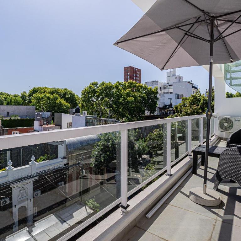 Penthouses con terraza y parrilla propios Pleno Soho Urbana Domus Cabrera - Apartamento de 1 Dormitorio con balcón y vistas a la ciudad - 17