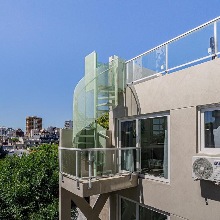 Penthouses con terraza y parrilla propios Pleno Soho Urbana Domus Cabrera - Apartamento de 1 Dormitorio con balcón y vistas a la ciudad - 24