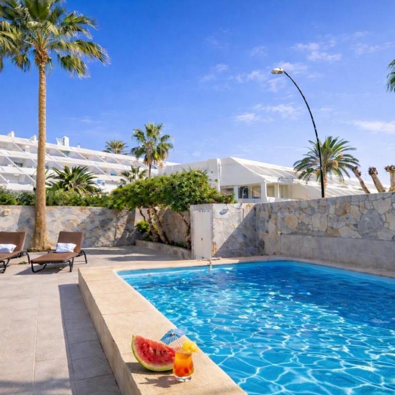Villa Jandia Modern new apartment Morro Jable Private heated pool big terrace - Apartamento con vistas a la piscina - 1