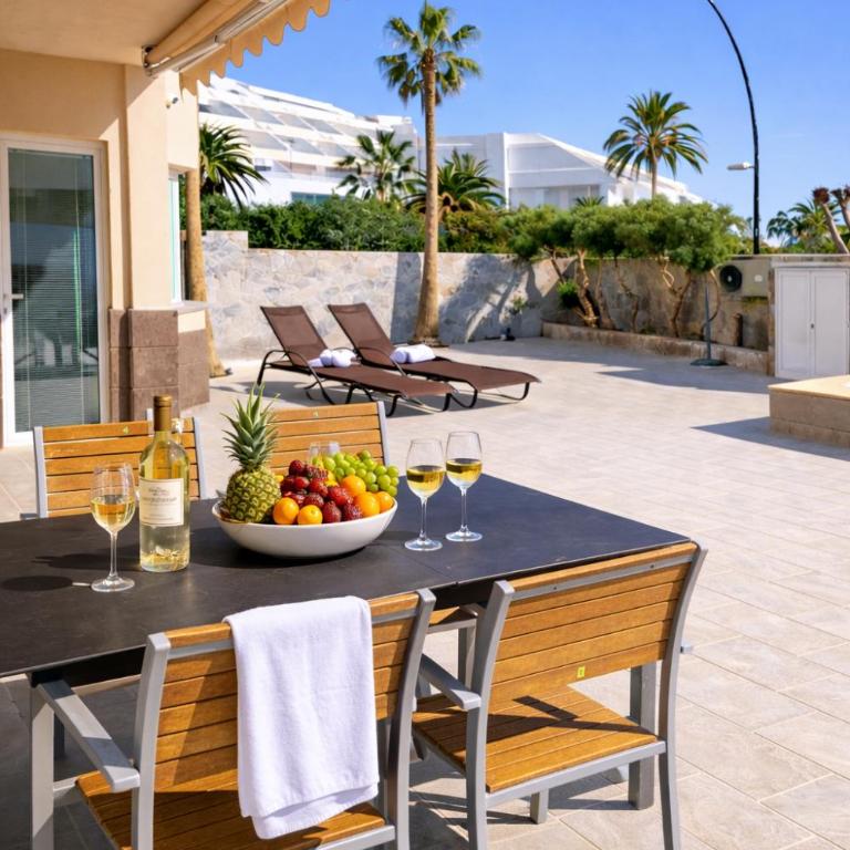 Villa Jandia Modern new apartment Morro Jable Private heated pool big terrace - Apartamento con vistas a la piscina - 7