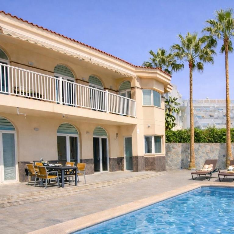 Villa Jandia Modern new apartment Morro Jable Private heated pool big terrace - Apartamento con vistas a la piscina - 2