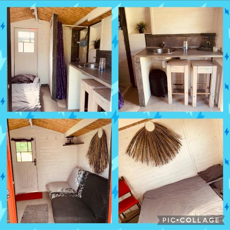 Mini chalet 5 min plage accès piscine patking cozy esprit zen - Chalet - 6