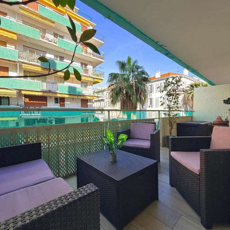 Luxury Cannes Suite Terrace Walk to Palais - Apartment mit 1 Schlafzimmer - 21